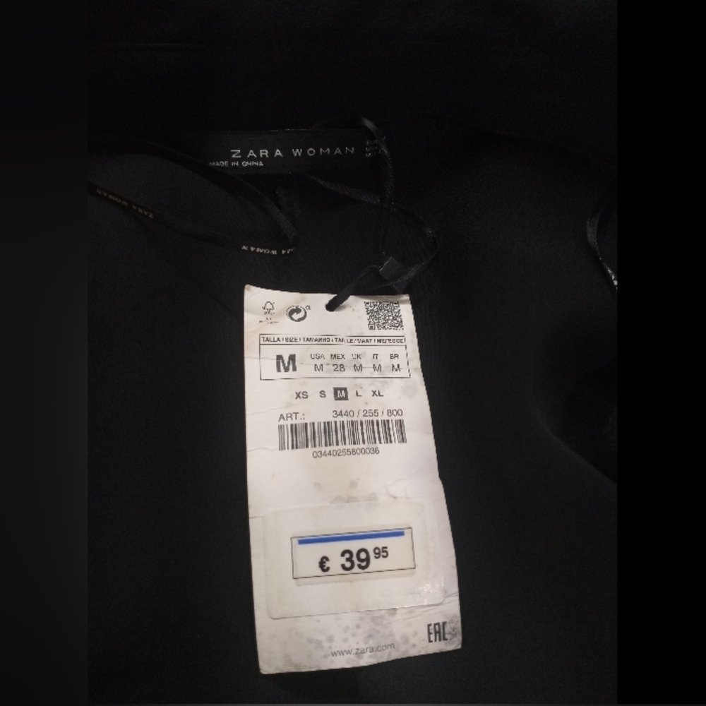 Zara Black Chic Blouse - Picture 5 of 9
